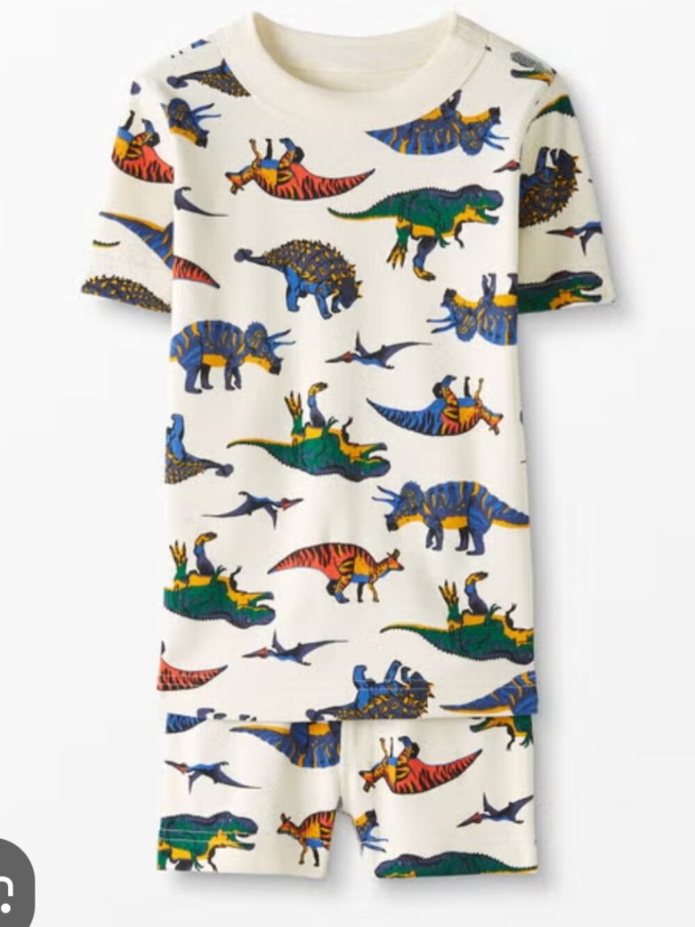 Hanna Andersson Dino Pajama Set Size 12